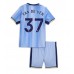 Tottenham Hotspur Micky van de Ven #37 Bortedraktsett Barn 2024-25 Korte ermer (+ Korte bukser)
